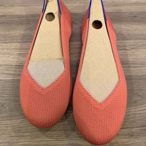 Rothy’s Round Toe Coral Pink size 7 New